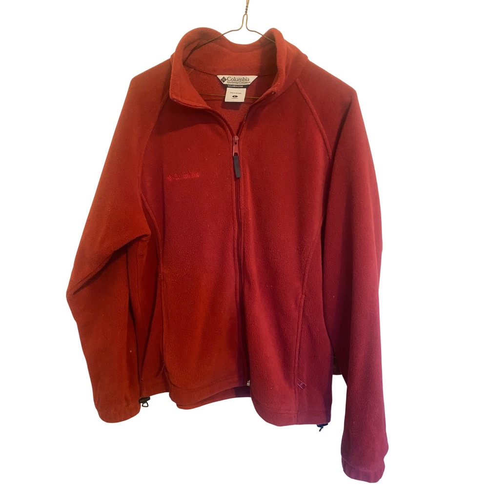 Columbia Jacket Womens Large Full Zip Outdoors Fleece Lifestyle Streetwear